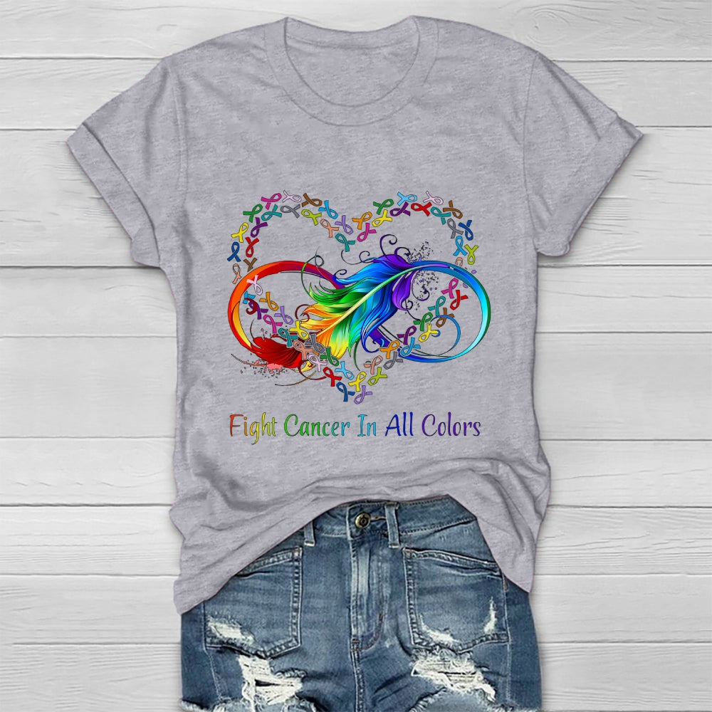 Fight Cancer In All Colors Healthwear T-shirt