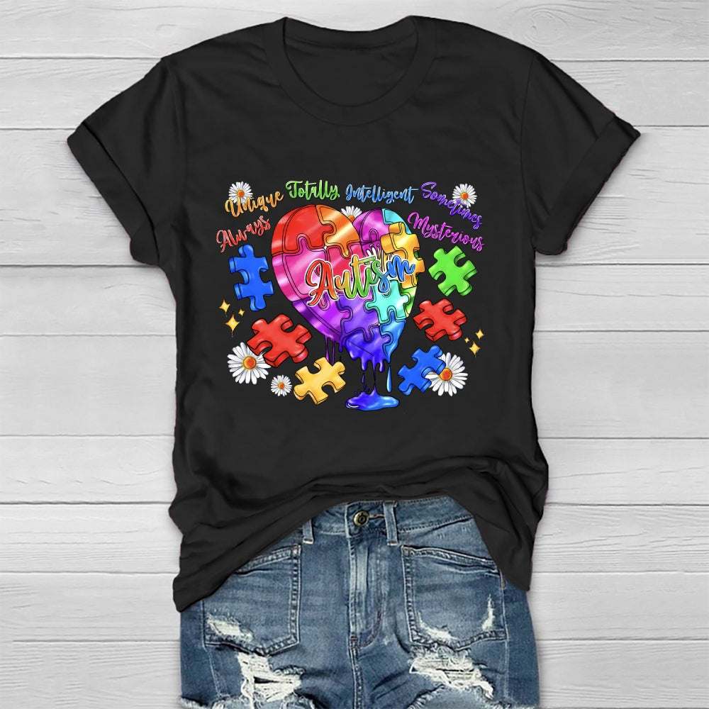 Autism Love Puzzle Healthwear T-shirt