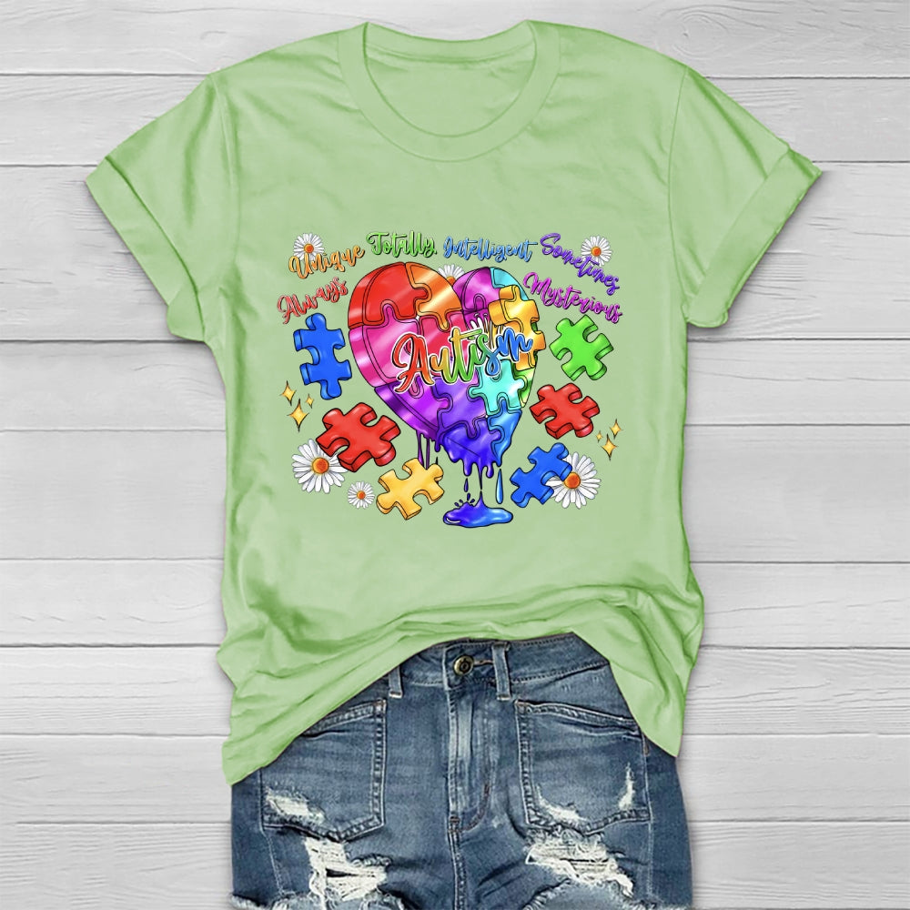 Autism Love Puzzle Healthwear T-shirt