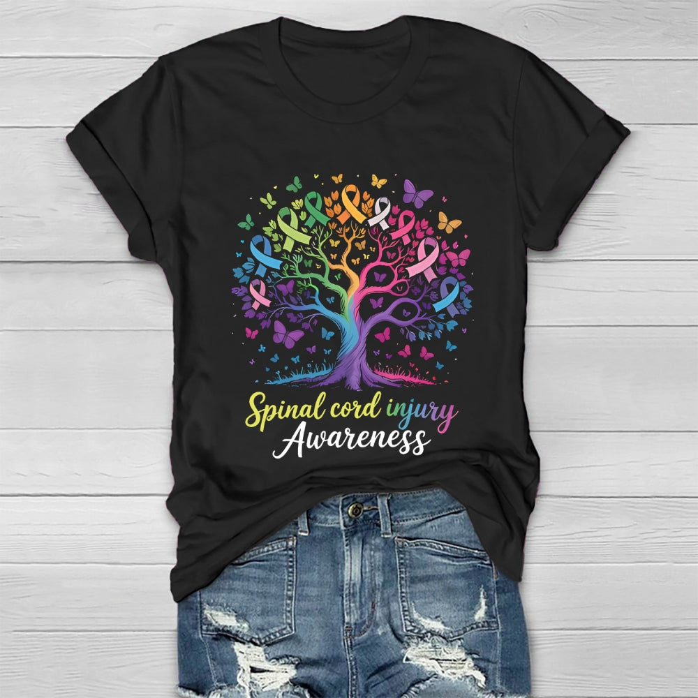 Spinal Cord Injury Awareness Healthwear T-shirt
