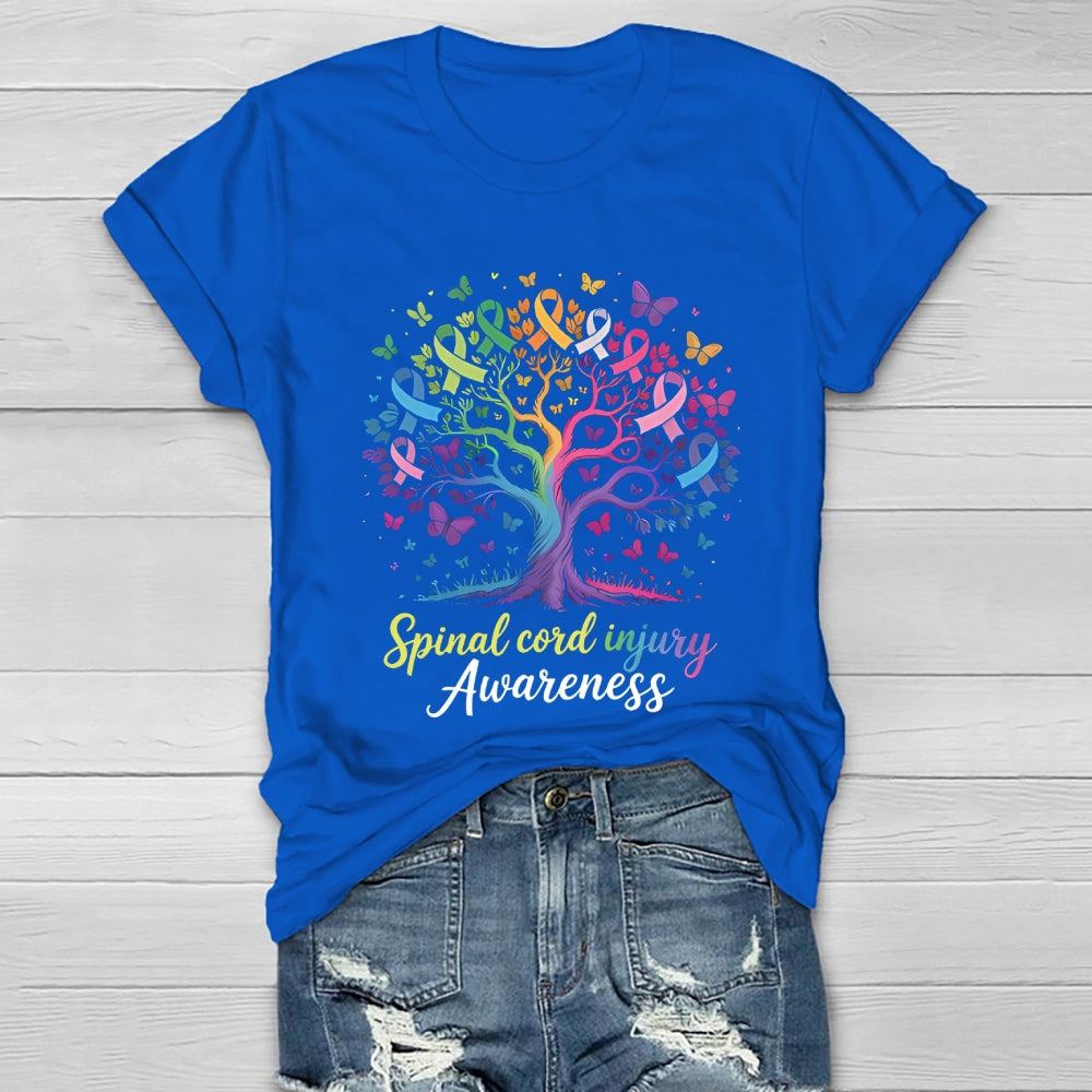Spinal Cord Injury Awareness Healthwear T-shirt