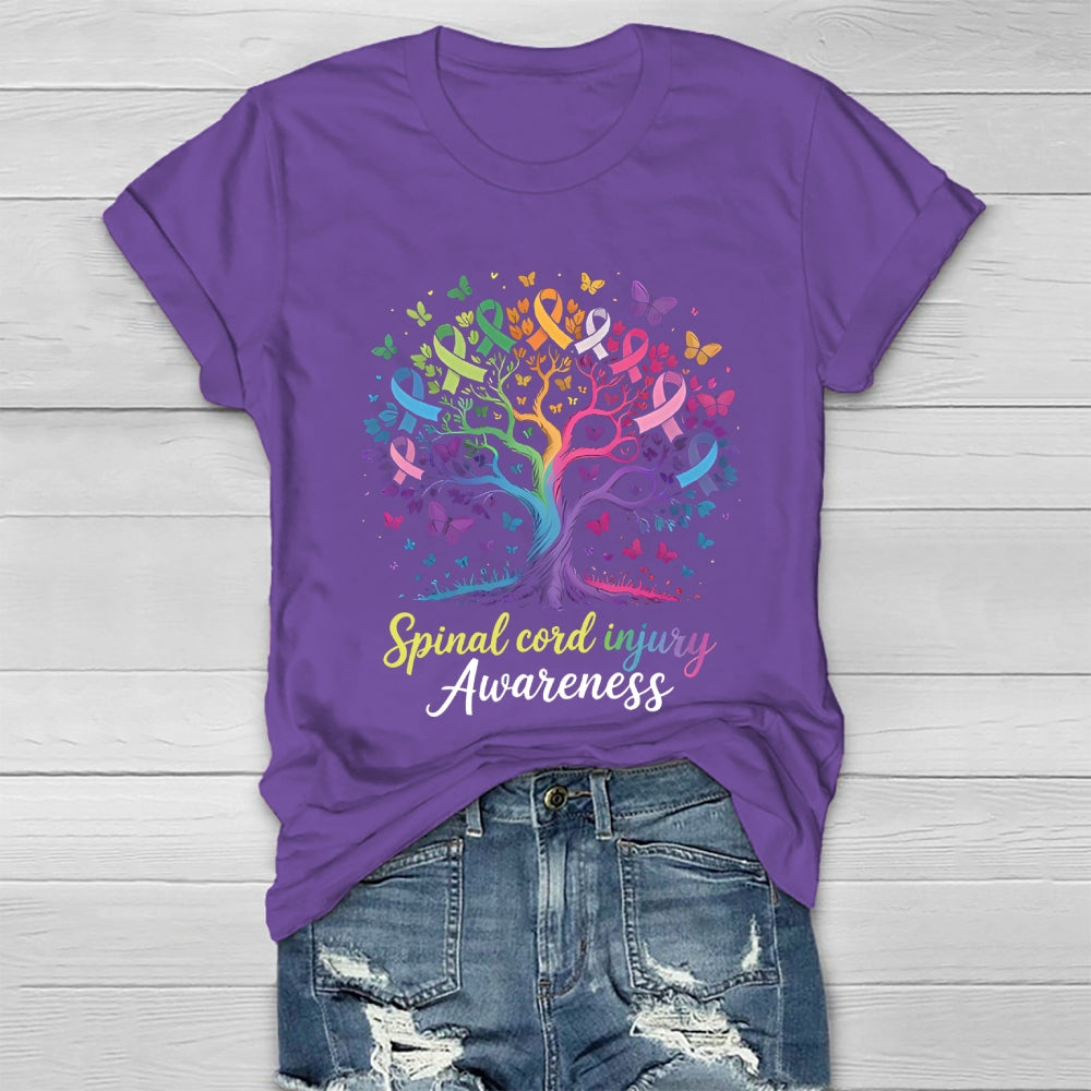 Spinal Cord Injury Awareness Healthwear T-shirt