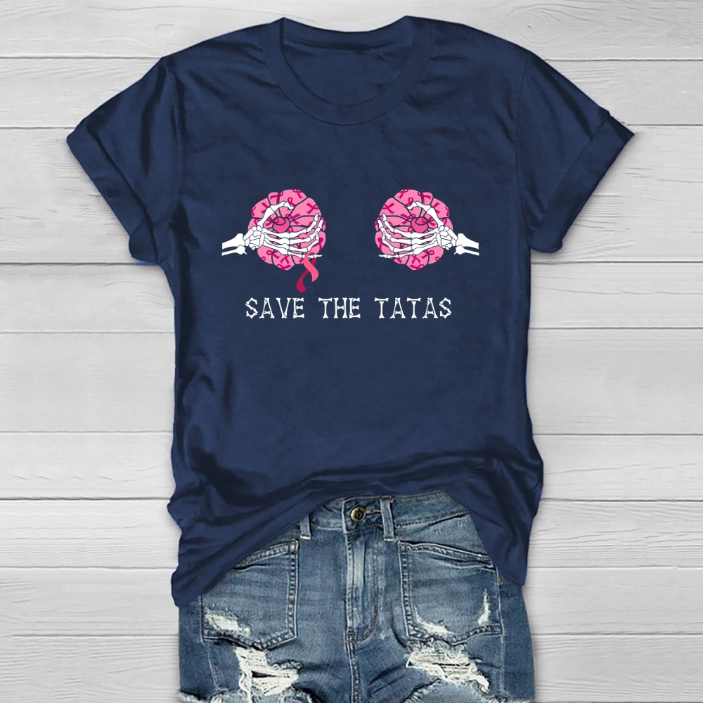 Save The Tatas Breast Cancer Awareness Healthwear T-shirt