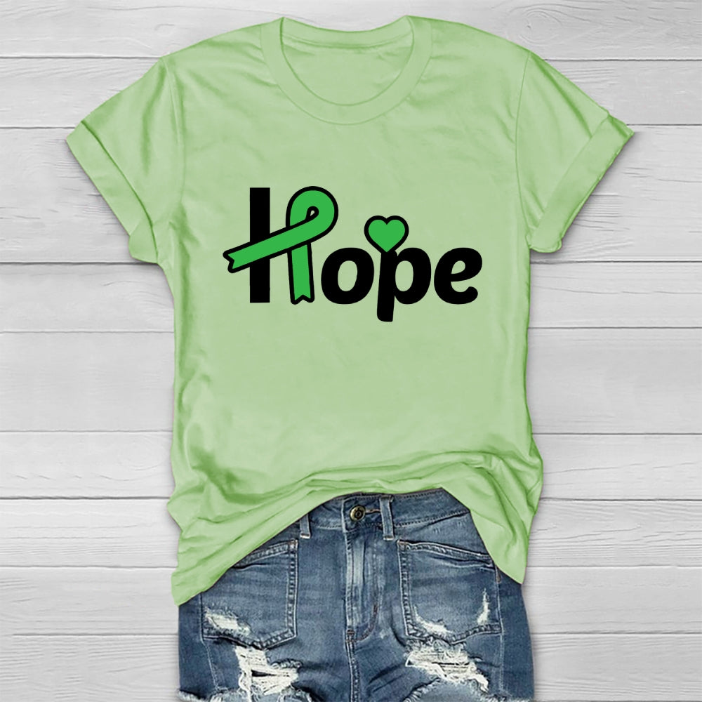 Hope Green Ribbon Healthwear T-shirt
