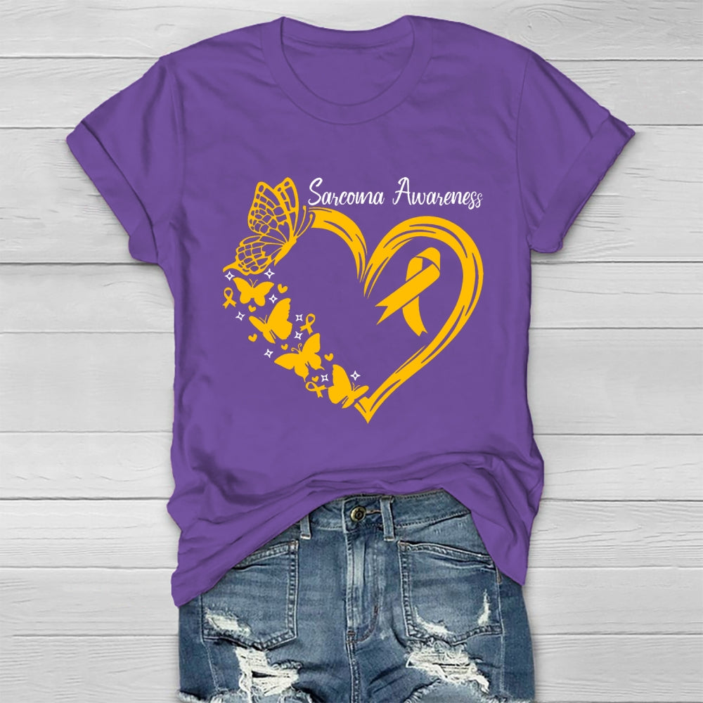 Sarcoma Cancer Awareness Healthwear T-shirt