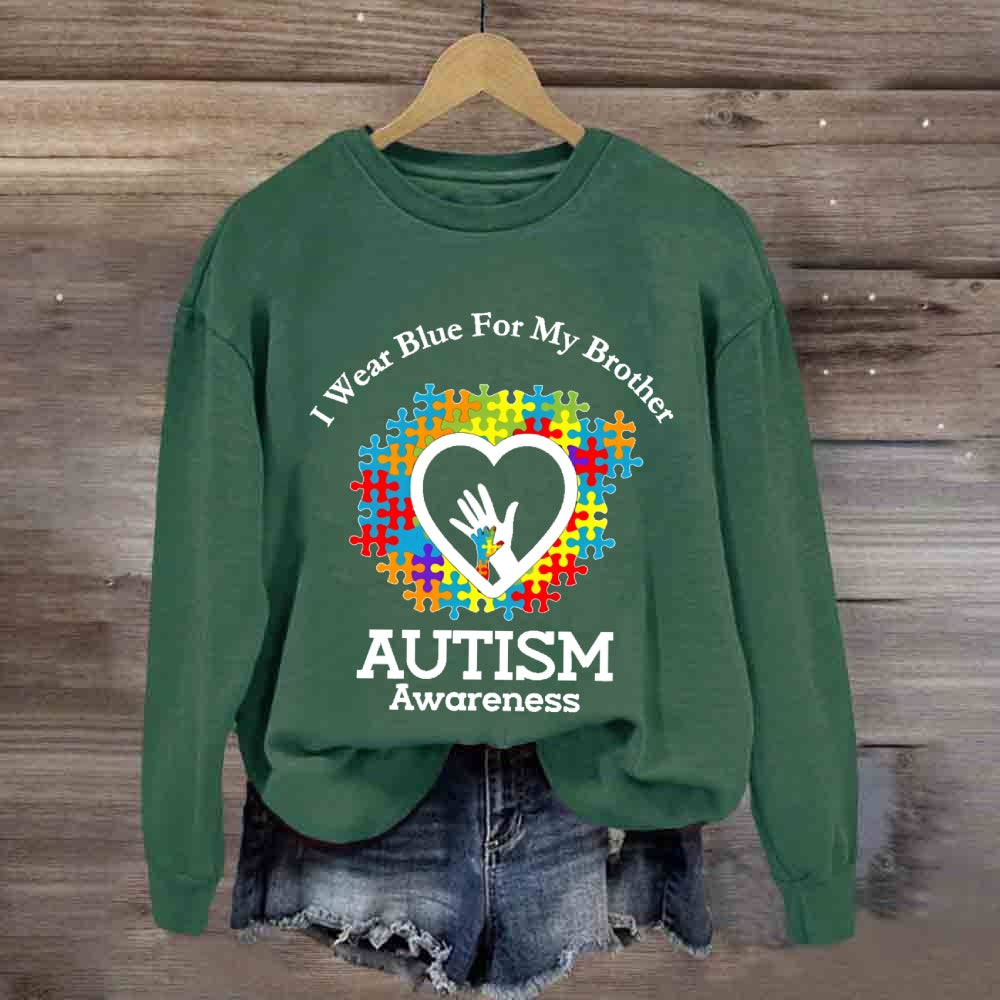 I Wear Blue For My Brother Sweatshirt