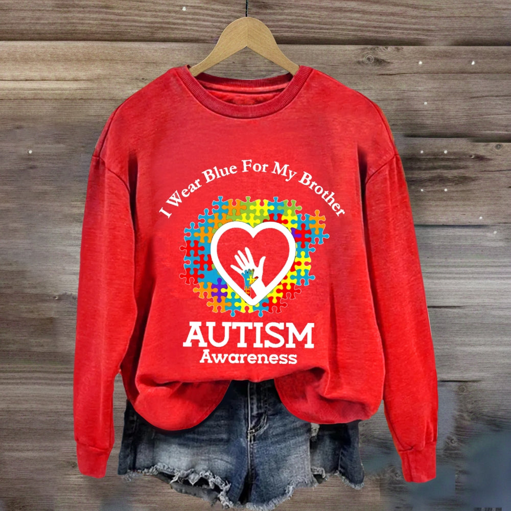 I Wear Blue For My Brother Sweatshirt