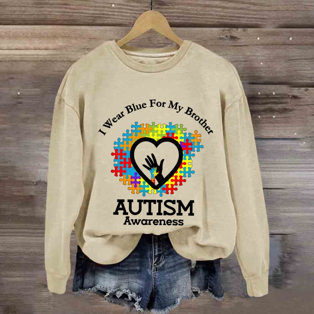 I Wear Blue For My Brother Sweatshirt