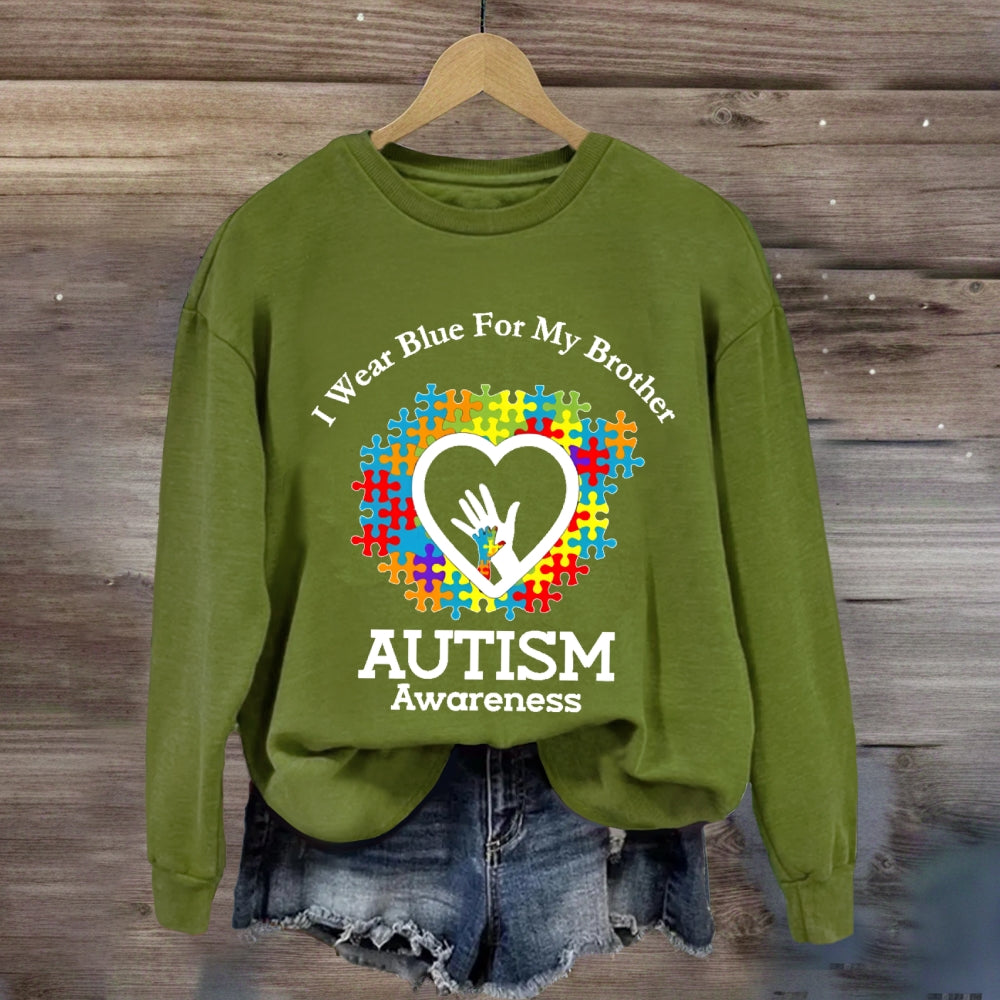 I Wear Blue For My Brother Sweatshirt