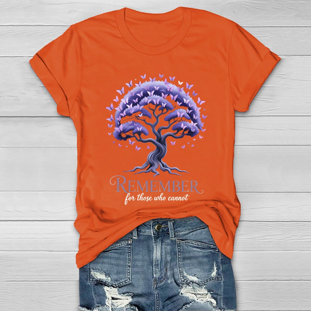Remember For Those Who Cannot Alzheimer's Awareness Healthwear T-shirt