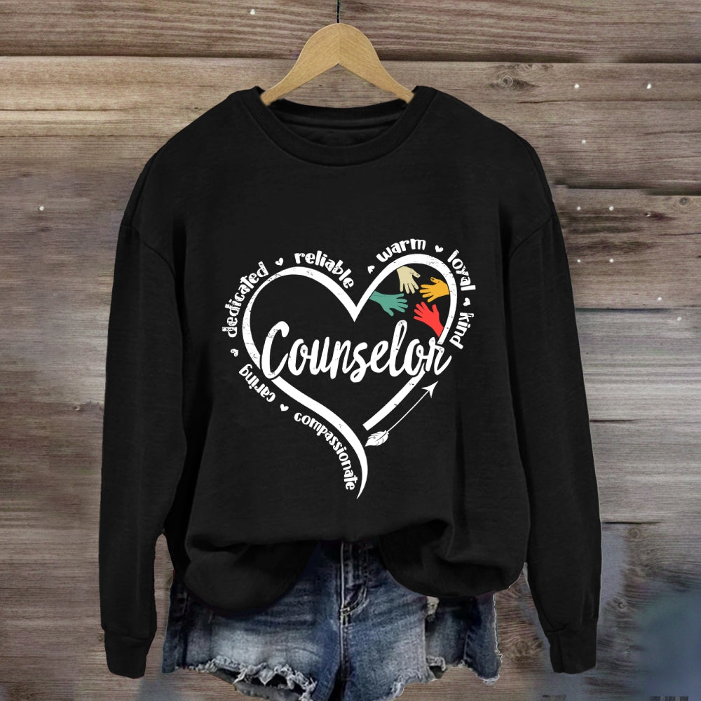 Counselor Warm Loyal Kind Sweatshirt