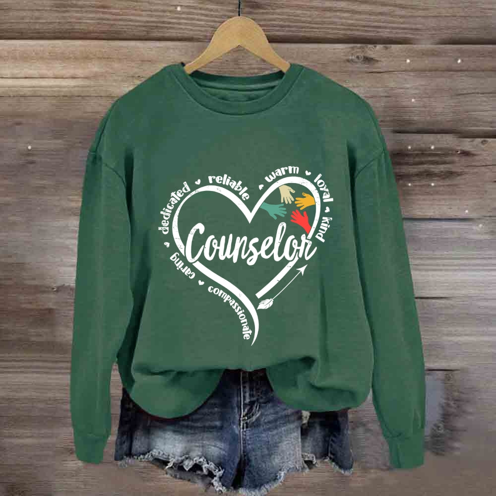 Counselor Warm Loyal Kind Sweatshirt