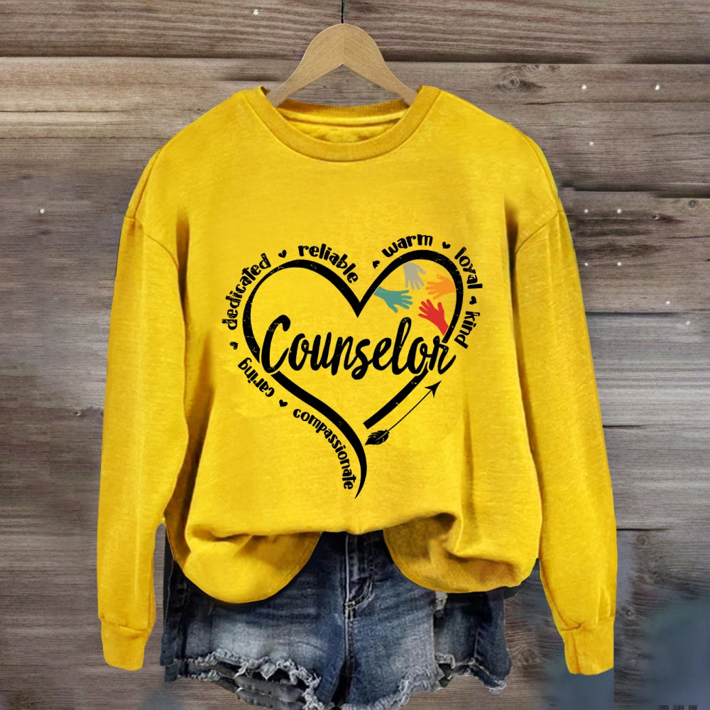 Counselor Warm Loyal Kind Sweatshirt