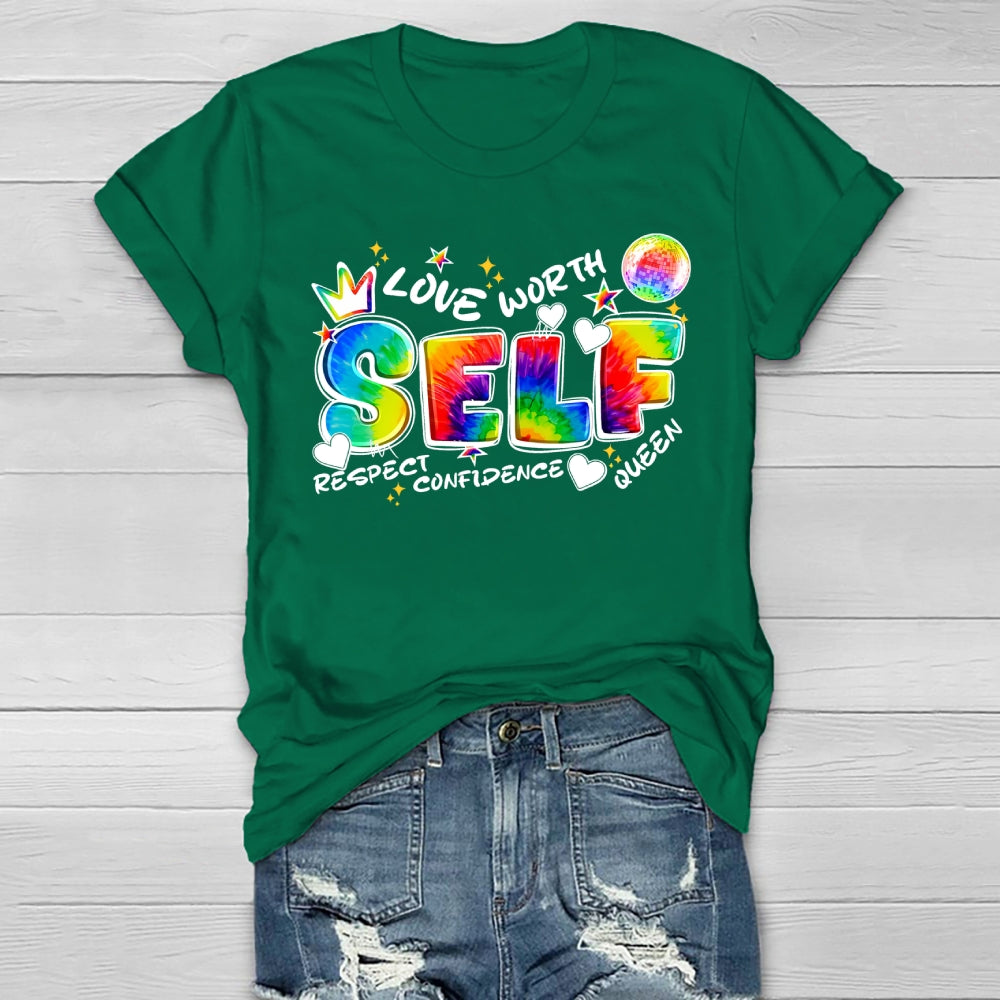 Self Love Self Respect Self Worth Healthwear T-shirt