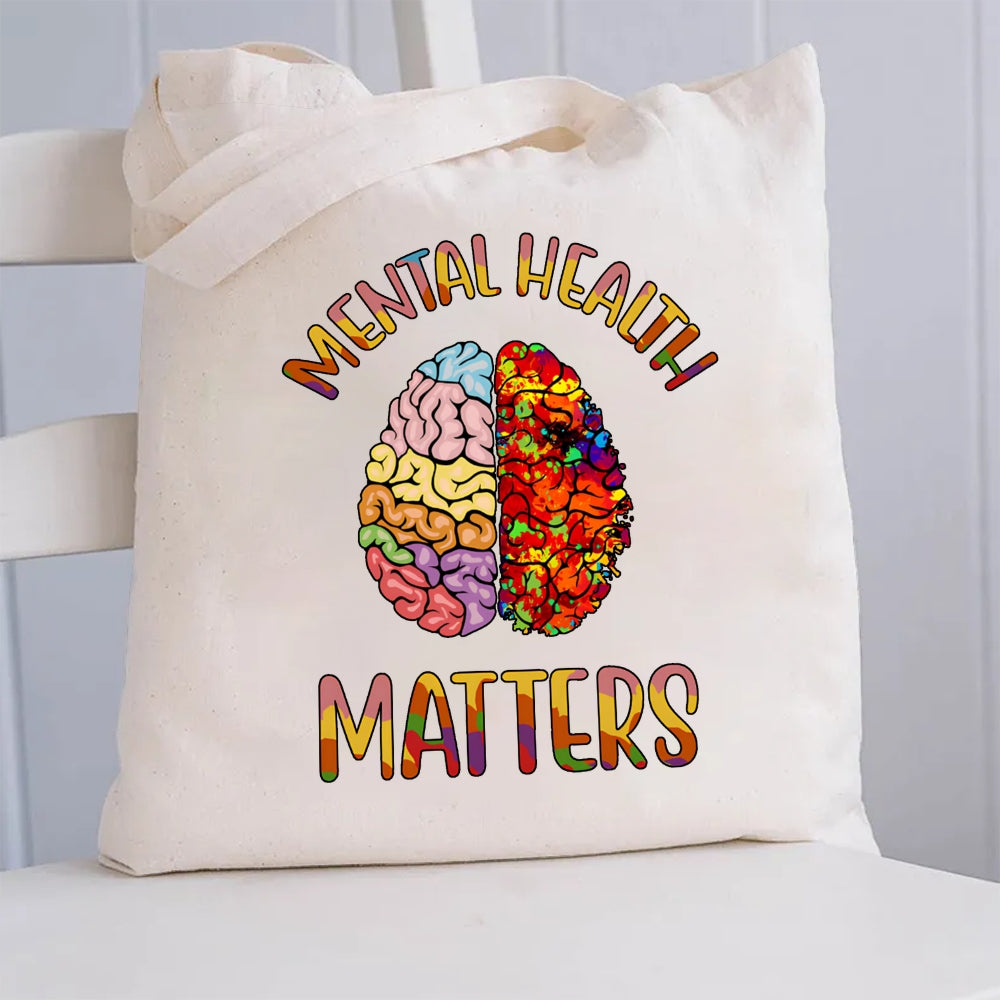 Mental Health Matters Canvas Tote Bag