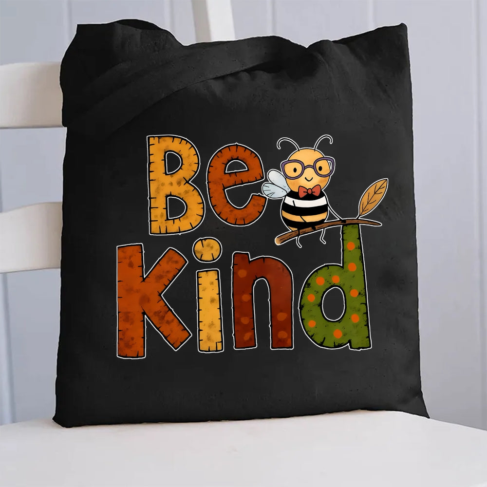 Bee Kind Canvas Tote Bag