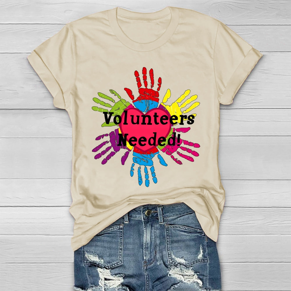 Volunteers Needed Healthwear T-shirt