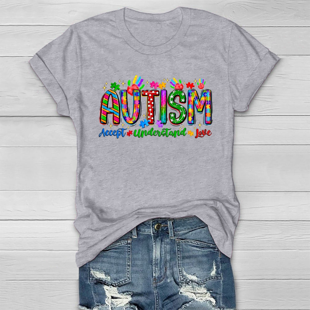 Autism Awareness Accept Understand Love Healthwear T-shirt