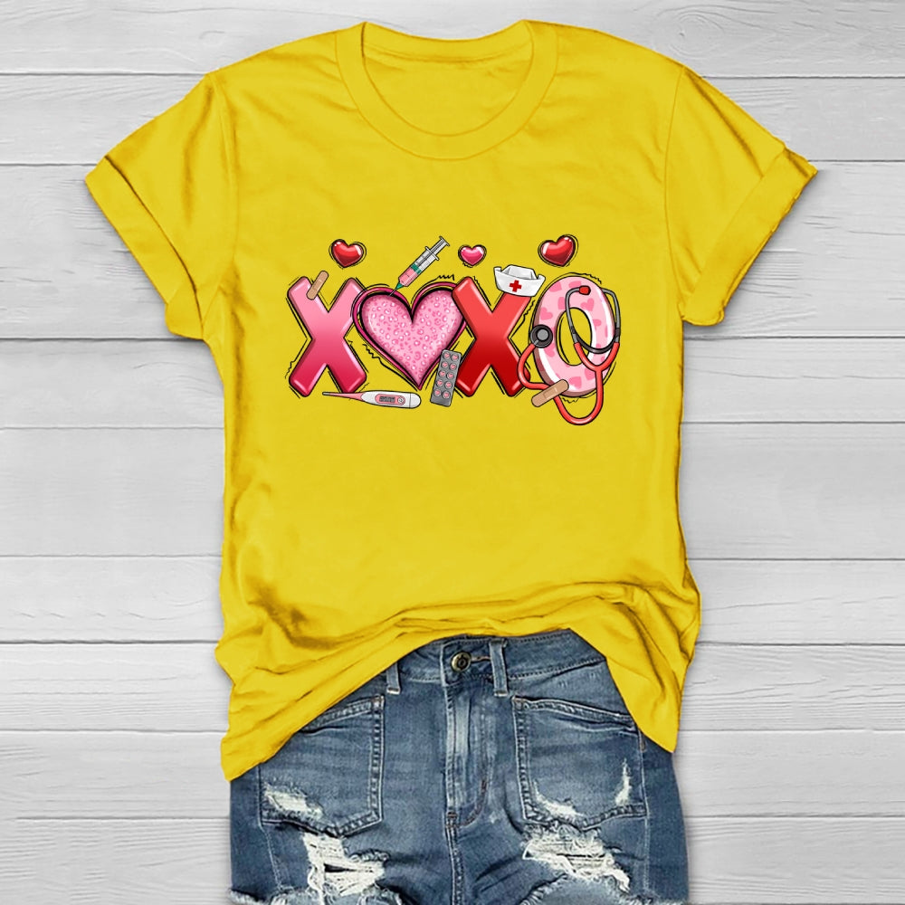 XOXO Nurse Healthwear T-shirt