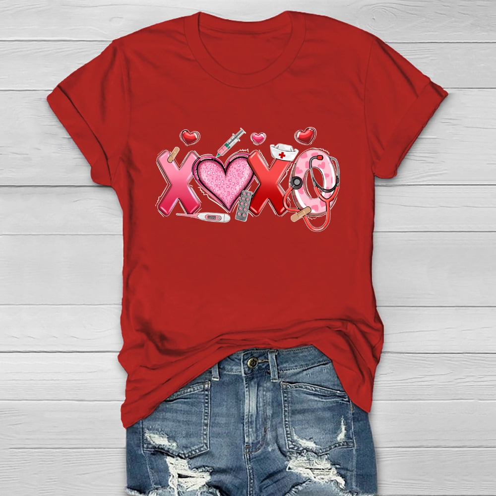 XOXO Nurse Healthwear T-shirt