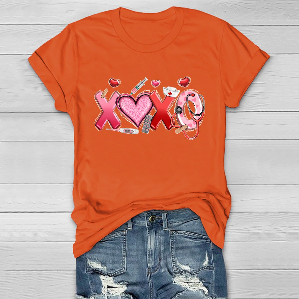 XOXO Nurse Healthwear T-shirt