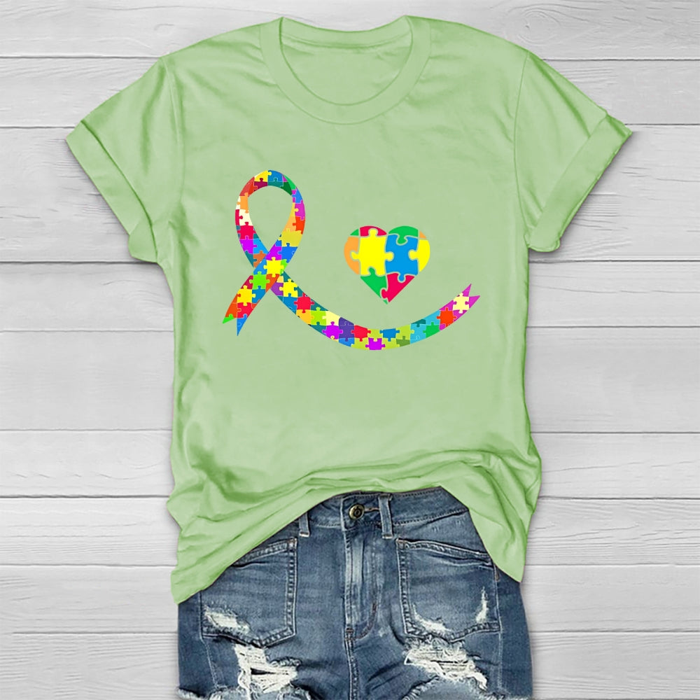 Autism Awareness Ribbon Healthwear T-shirt