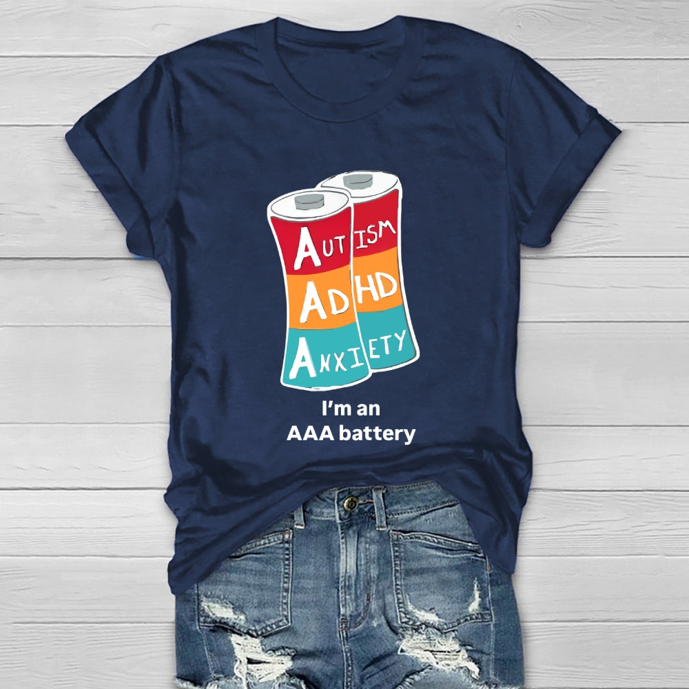 Aaa Adhd Autism Anxiety Healthwear T-shirt