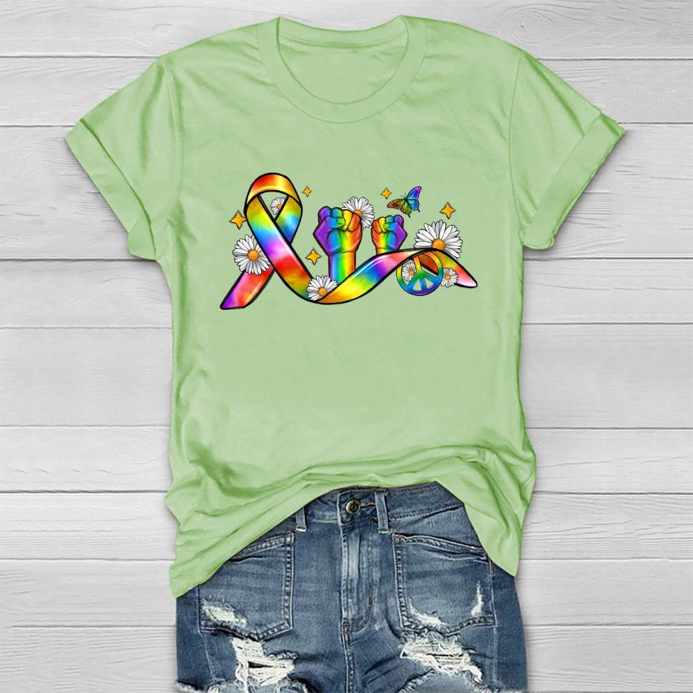 Pride Month Ribbon Healthwear T-shirt