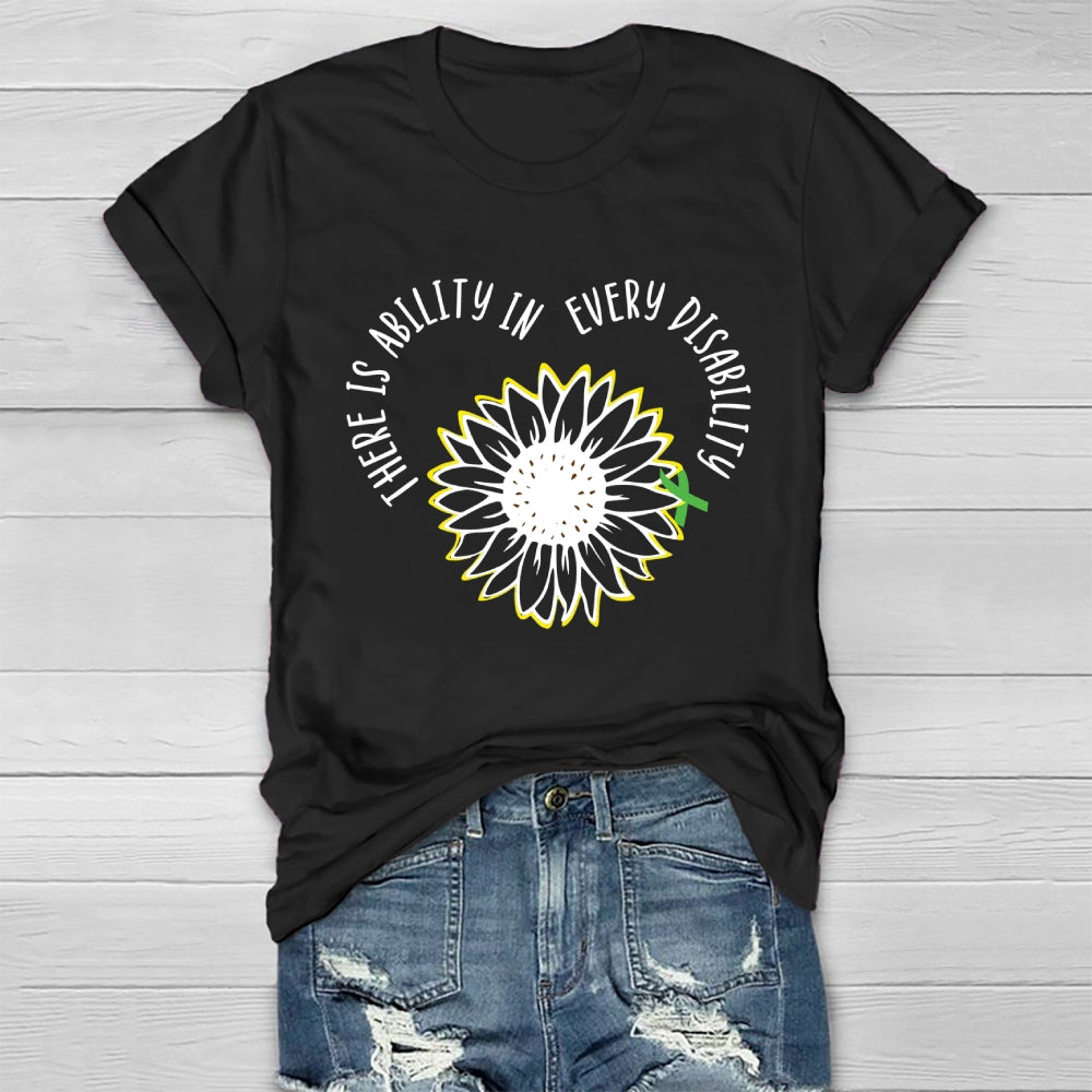 There Is Ability In Every Disability Healthwear T-shirt