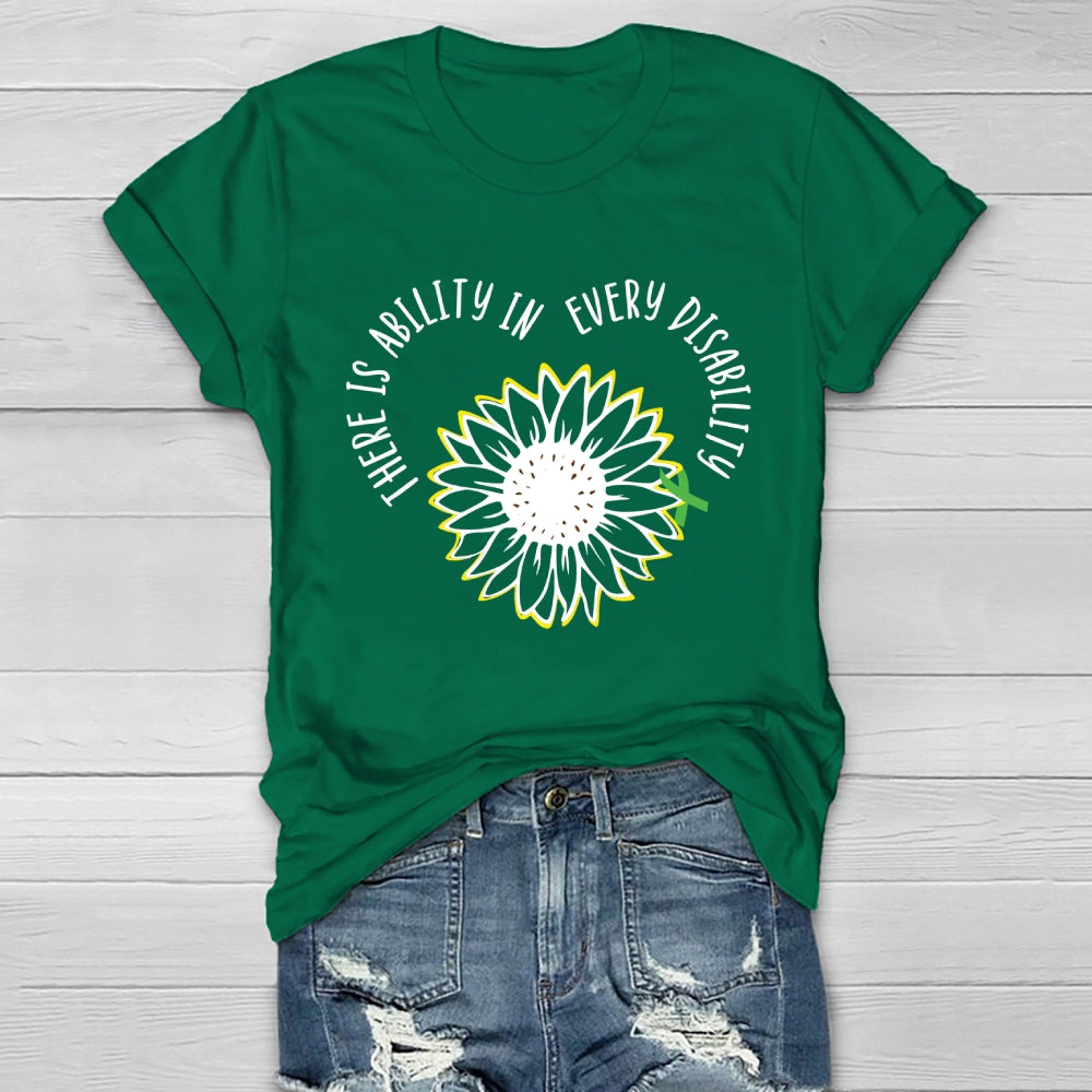 There Is Ability In Every Disability Healthwear T-shirt