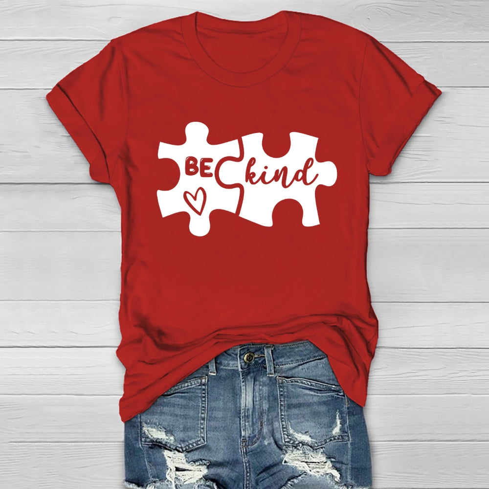 Be Kind Puzzle Healthwear T-shirt