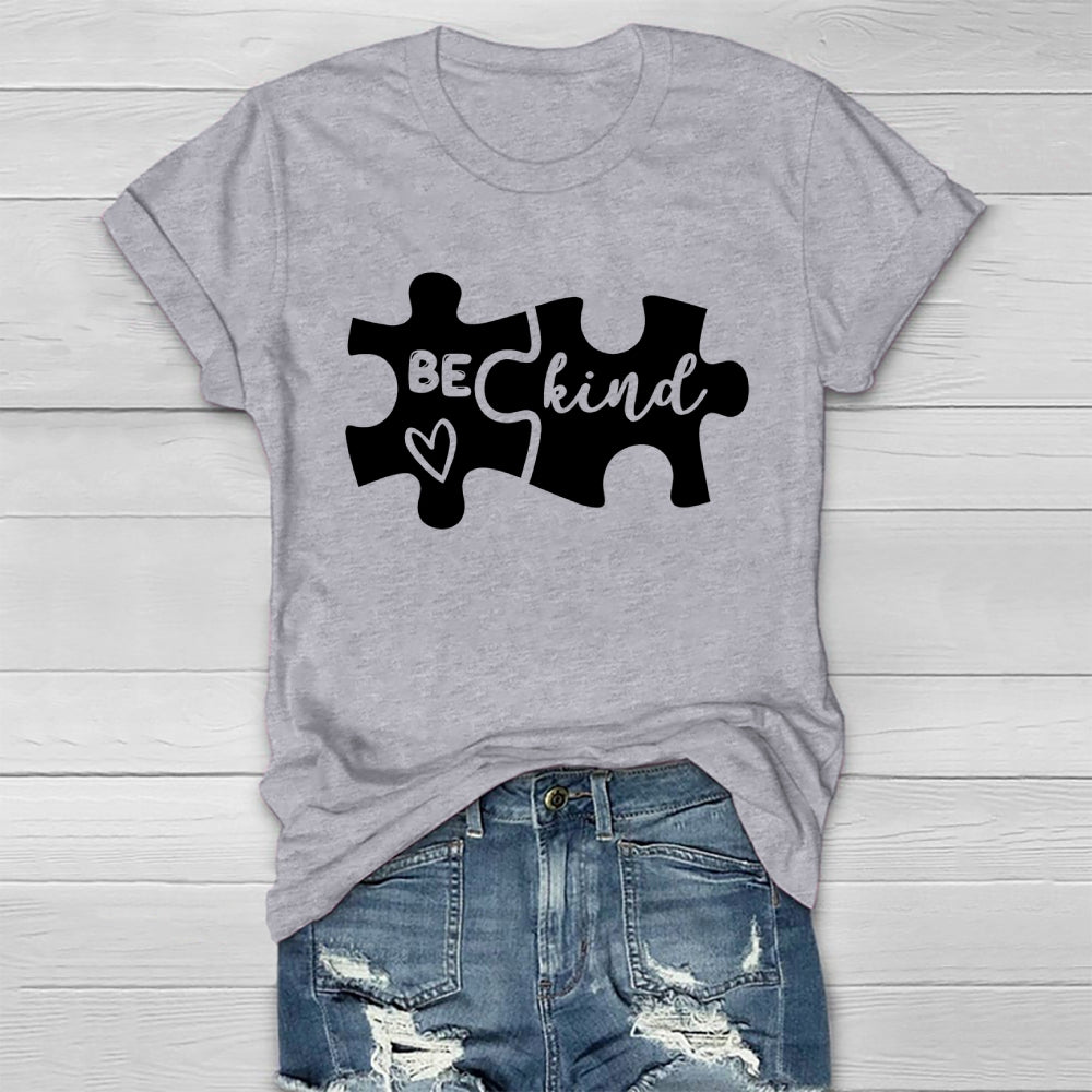 Be Kind Puzzle Healthwear T-shirt