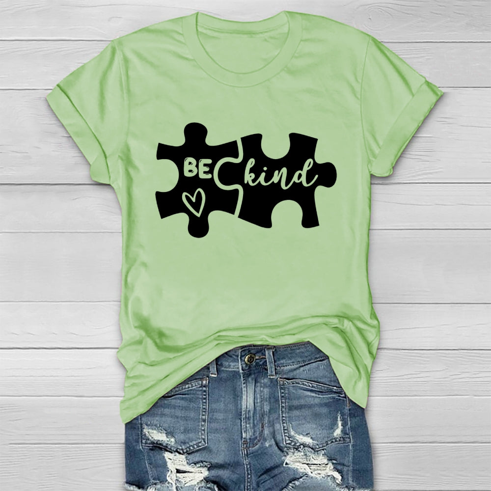 Be Kind Puzzle Healthwear T-shirt