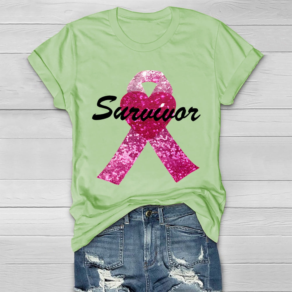 Survivor Pink Ribbon Healthwear T-shirt