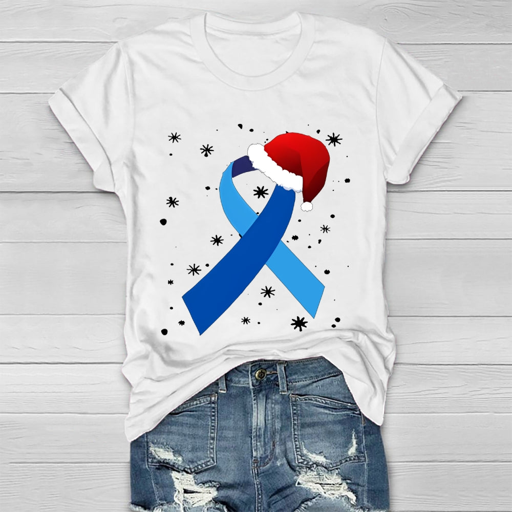 Blue Ribbon Christmas Healthwear T-shirt