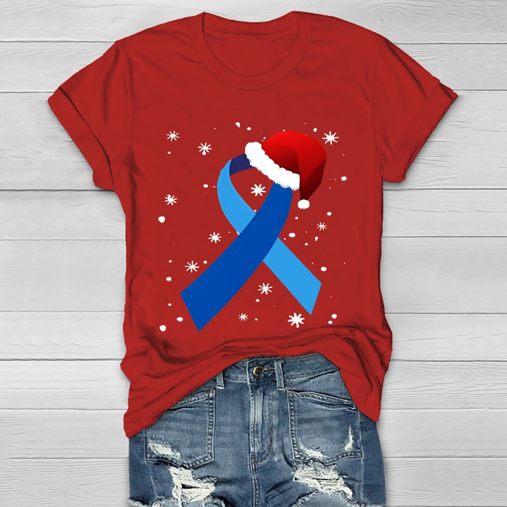 Blue Ribbon Christmas Healthwear T-shirt