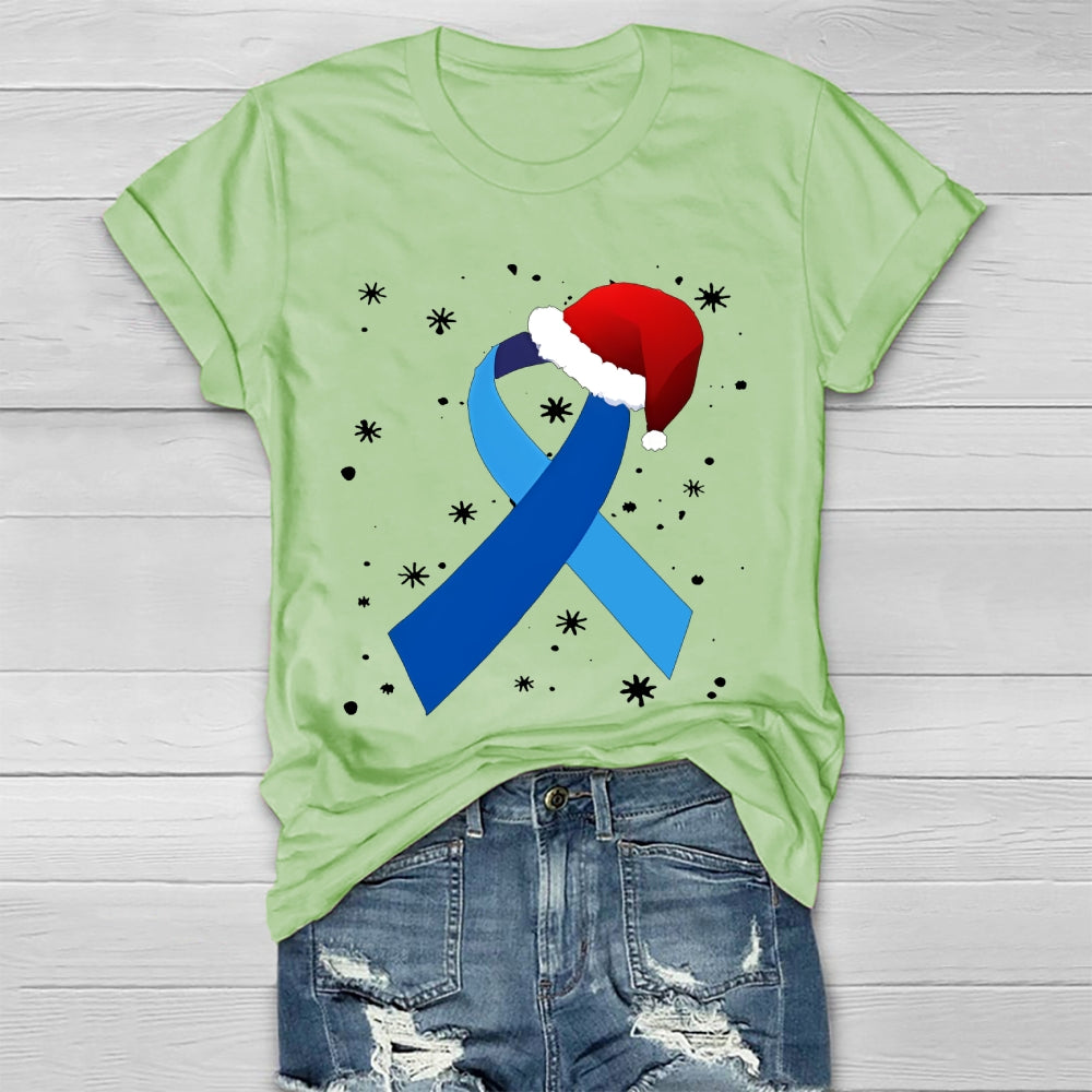 Blue Ribbon Christmas Healthwear T-shirt