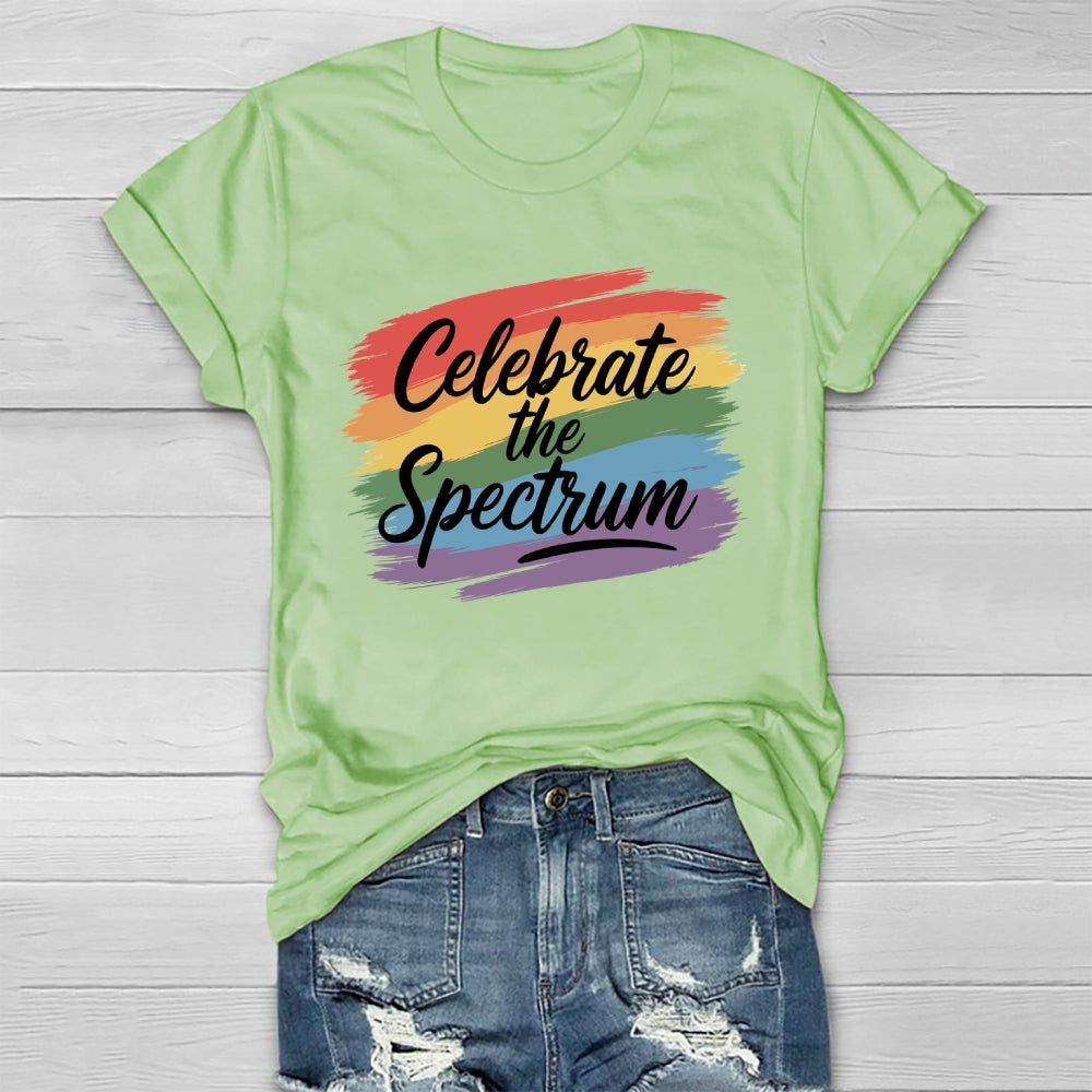 Celebrate The Spectrum Healthwear T-shirt