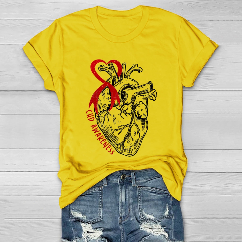CHD Awareness Healthwear T-shirt