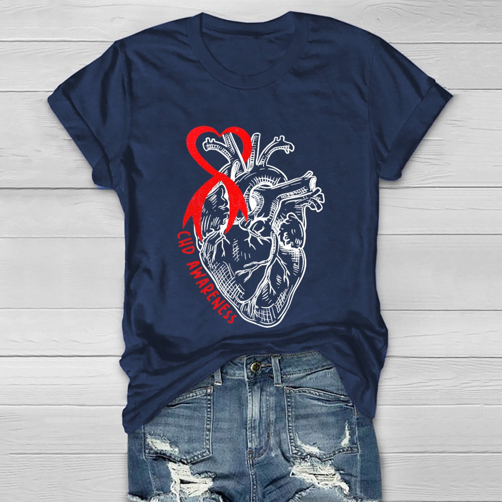 CHD Awareness Healthwear T-shirt