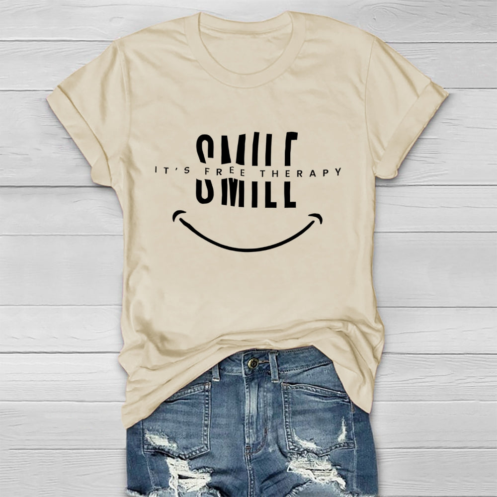 Smile It’s Free Therapy Healthwear T-shirt