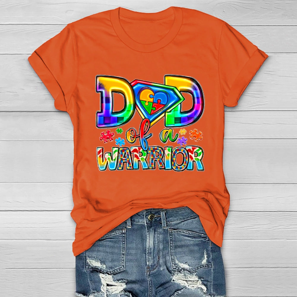 Dad Of A Warrior Healthwear T-shirt