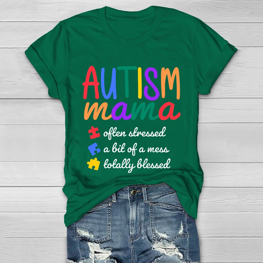 Autism Mama Often Stressed Healthwear T-shirt