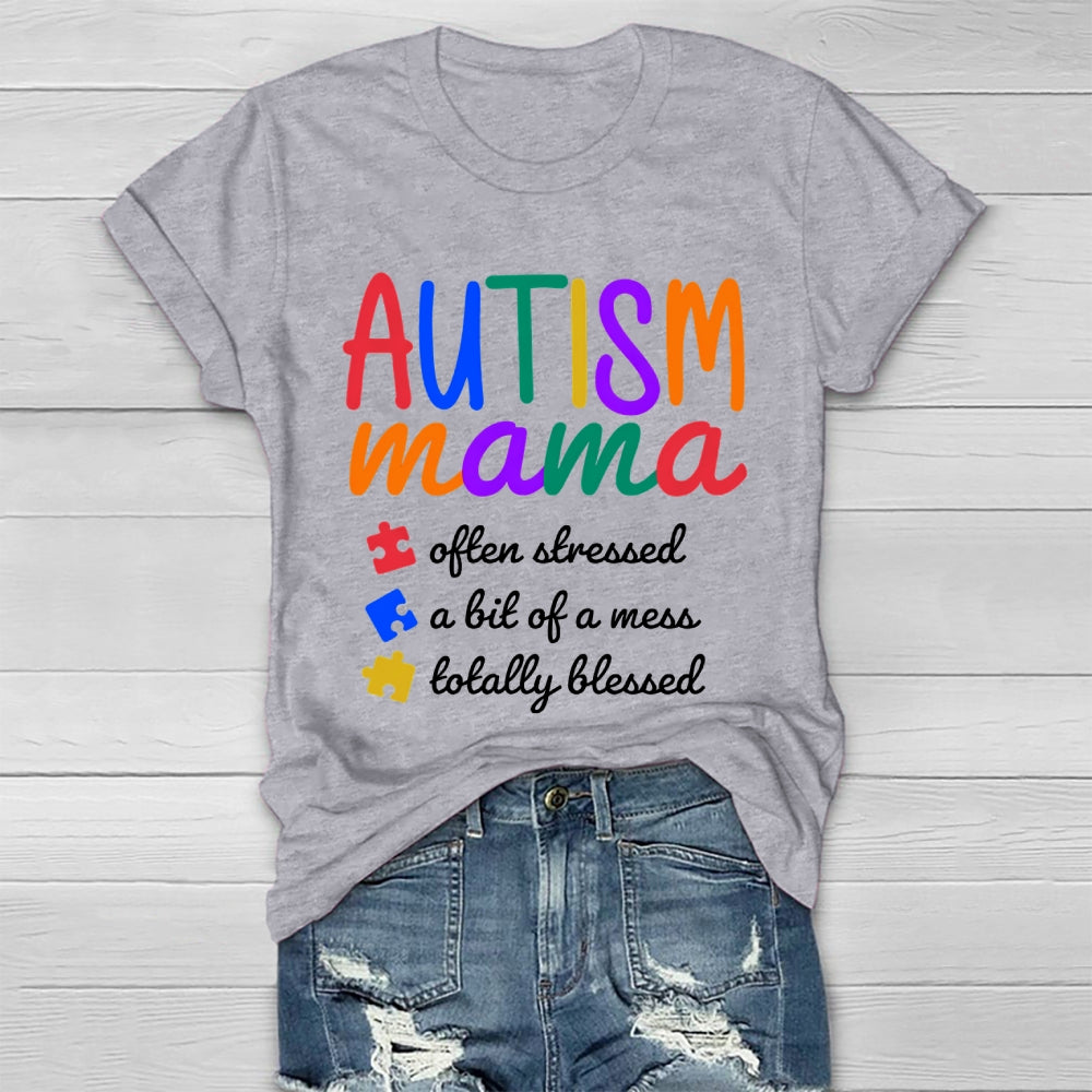 Autism Mama Often Stressed Healthwear T-shirt