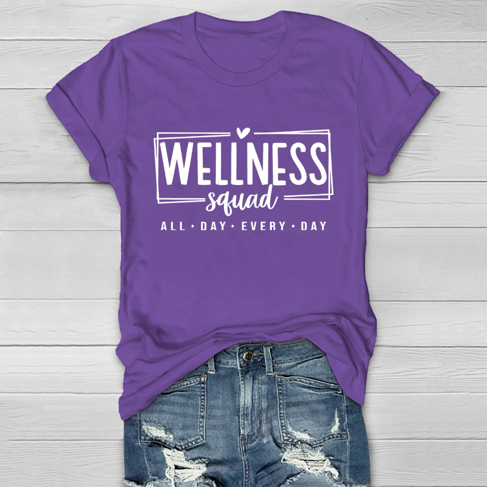 Wellness Squad All Day Every Day Healthwear T-shirt