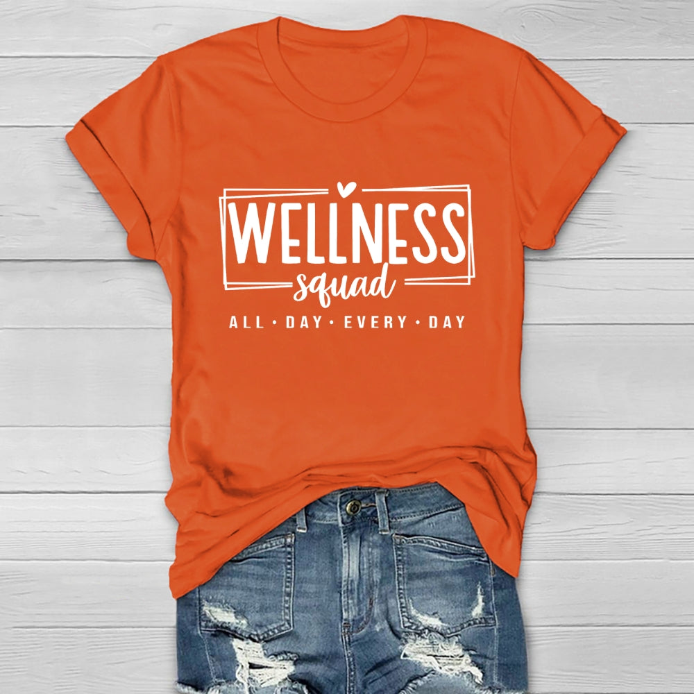 Wellness Squad All Day Every Day Healthwear T-shirt