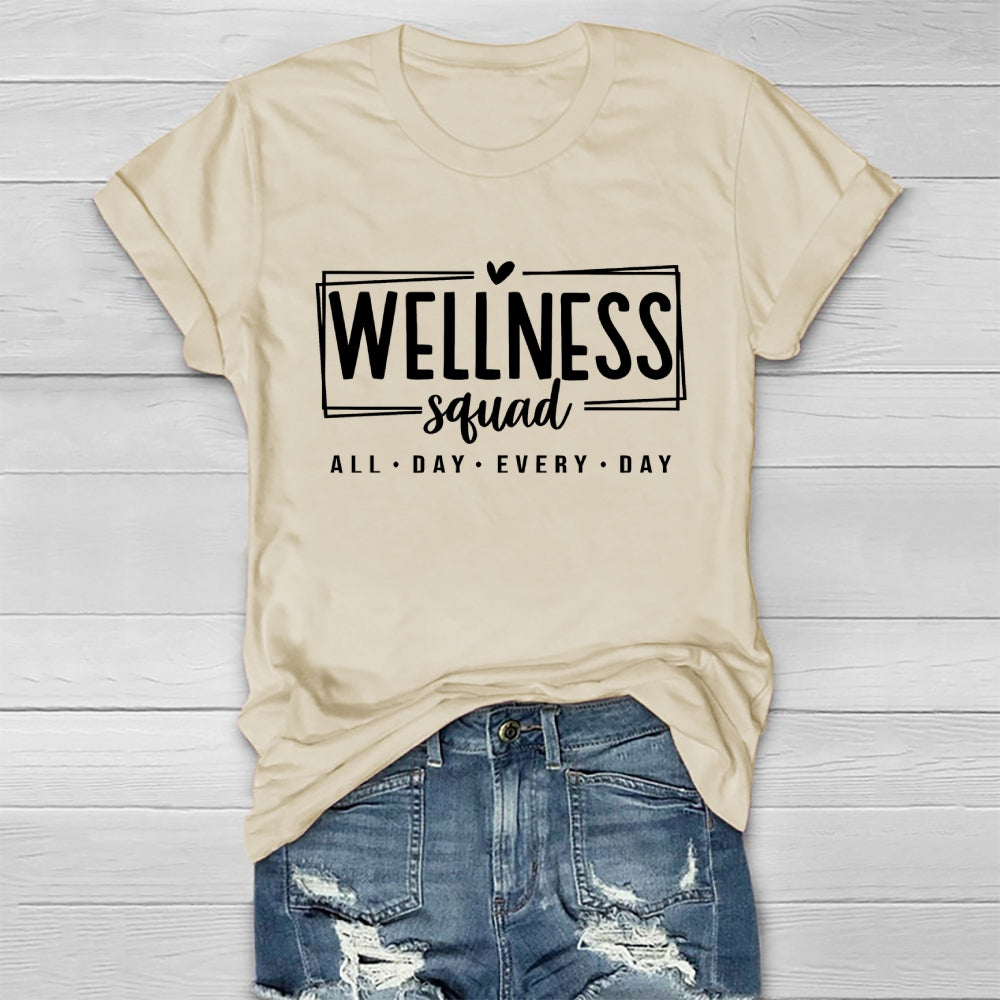 Wellness Squad All Day Every Day Healthwear T-shirt