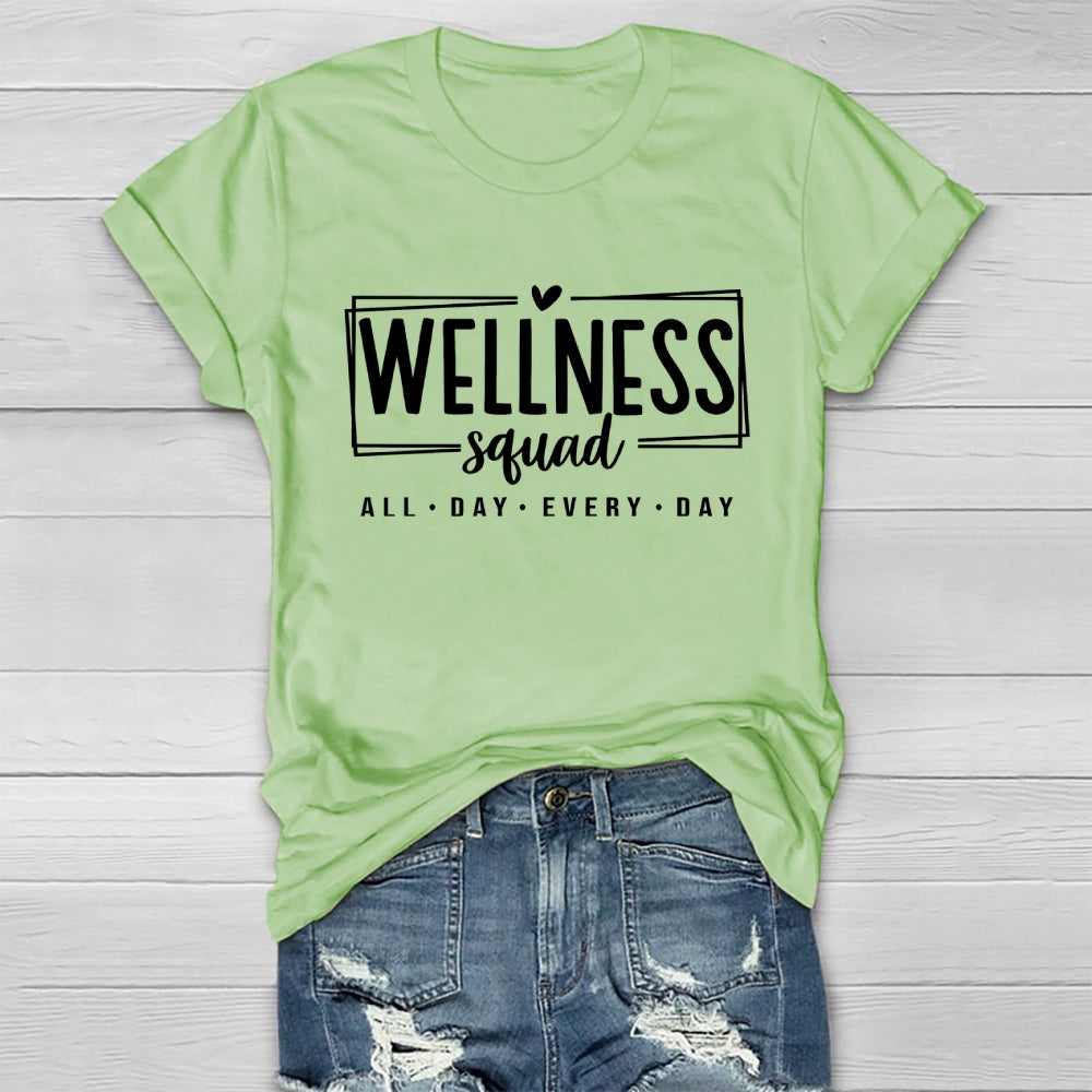 Wellness Squad All Day Every Day Healthwear T-shirt