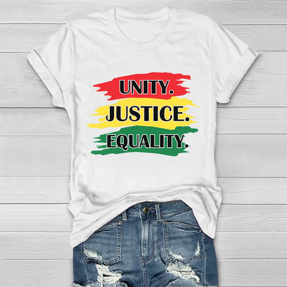 Unity Justice Equality Healthwear T-shirt