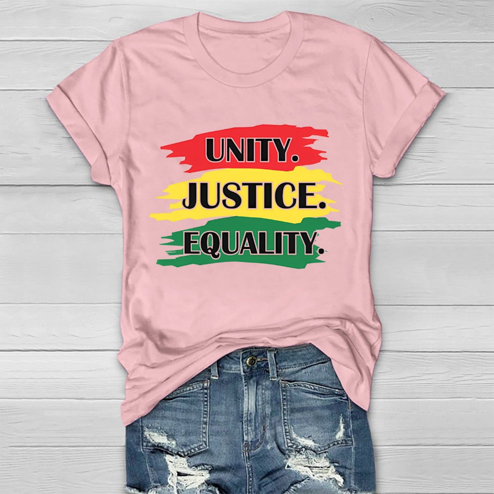 Unity Justice Equality Healthwear T-shirt